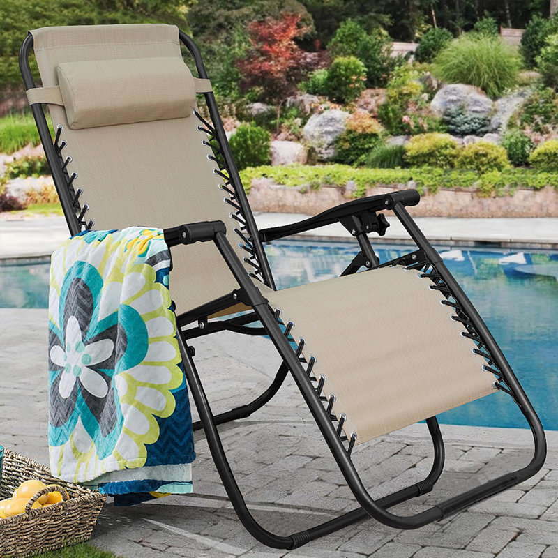 Red Barrel Studio Bermudes Reclining Folding Zero Gravity Chair BestFurnitureSet